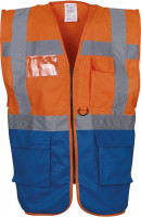 Hi Vis Orange / Royal Blue