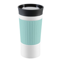 schwarz, weiß, hellblau