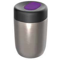 schwarz, silber, lila